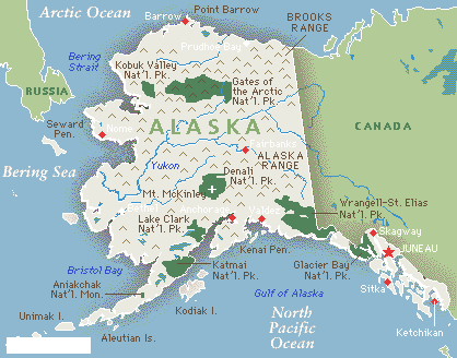 alaska map